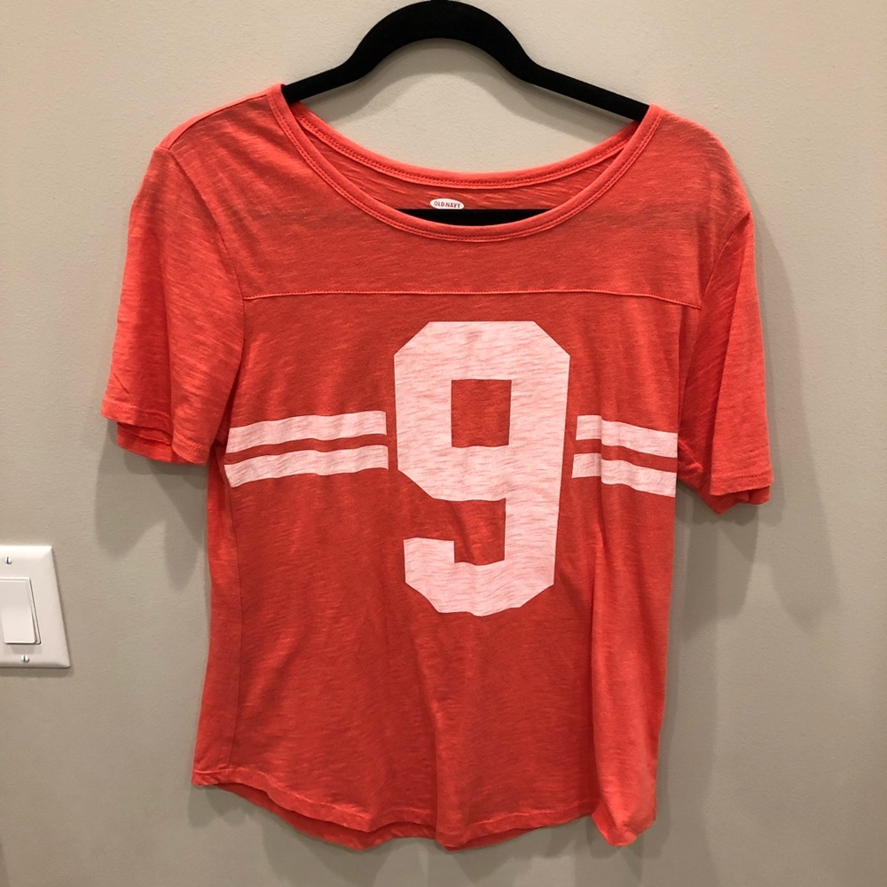 Short sleeve orange shirt